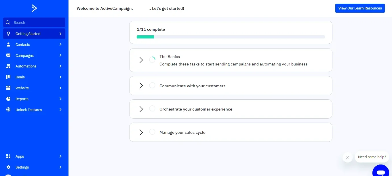 ActiveCampaign Setup