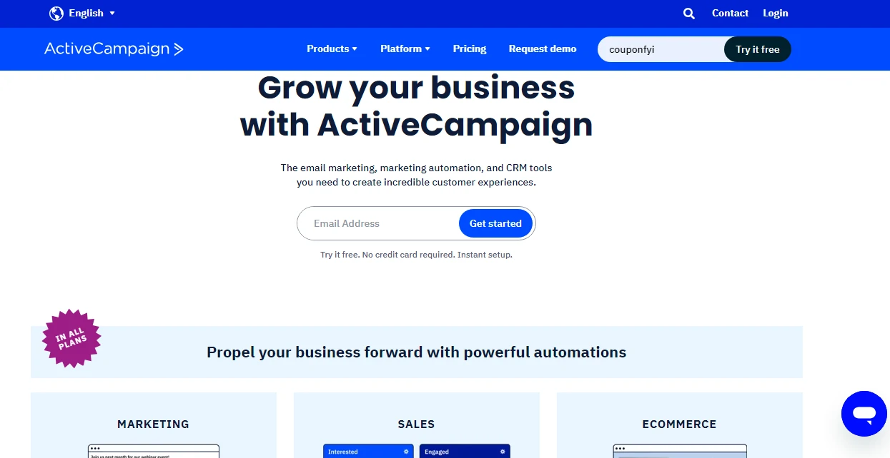 ActiveCampaign platform