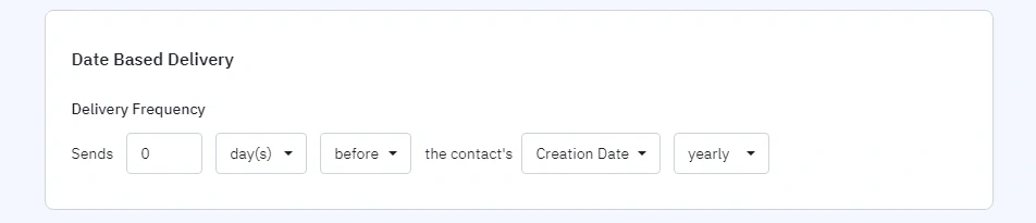 Date based feature
