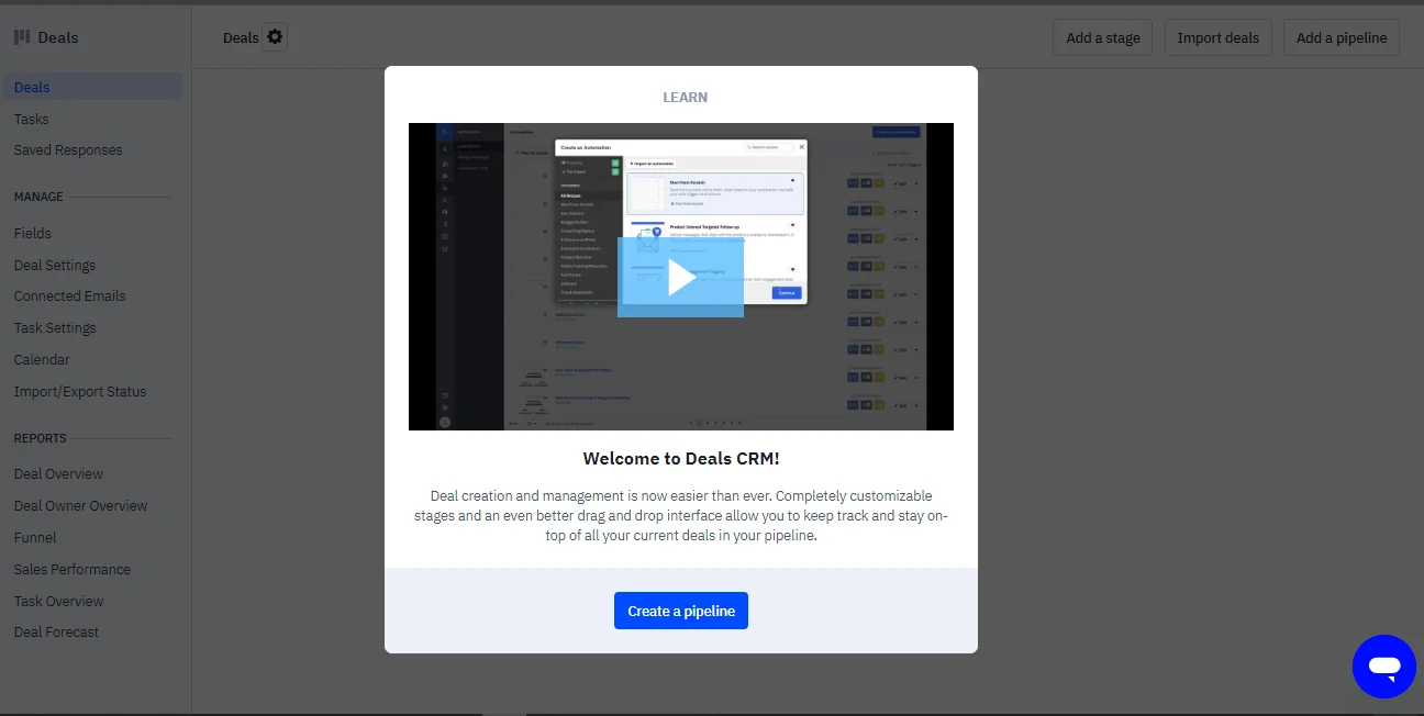 ActiveCampaign Deals CRM