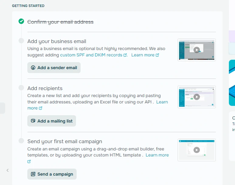 Getting started with SendPulse