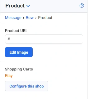AWeber email product feature