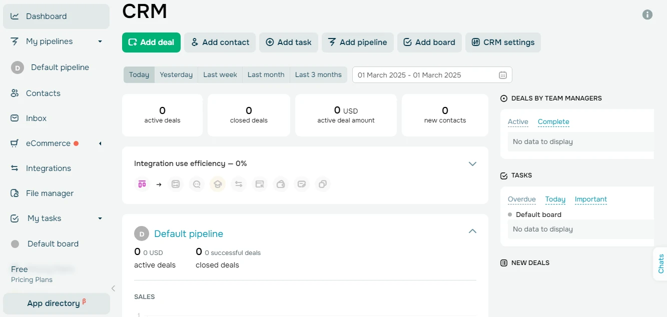 SendPulse CRM