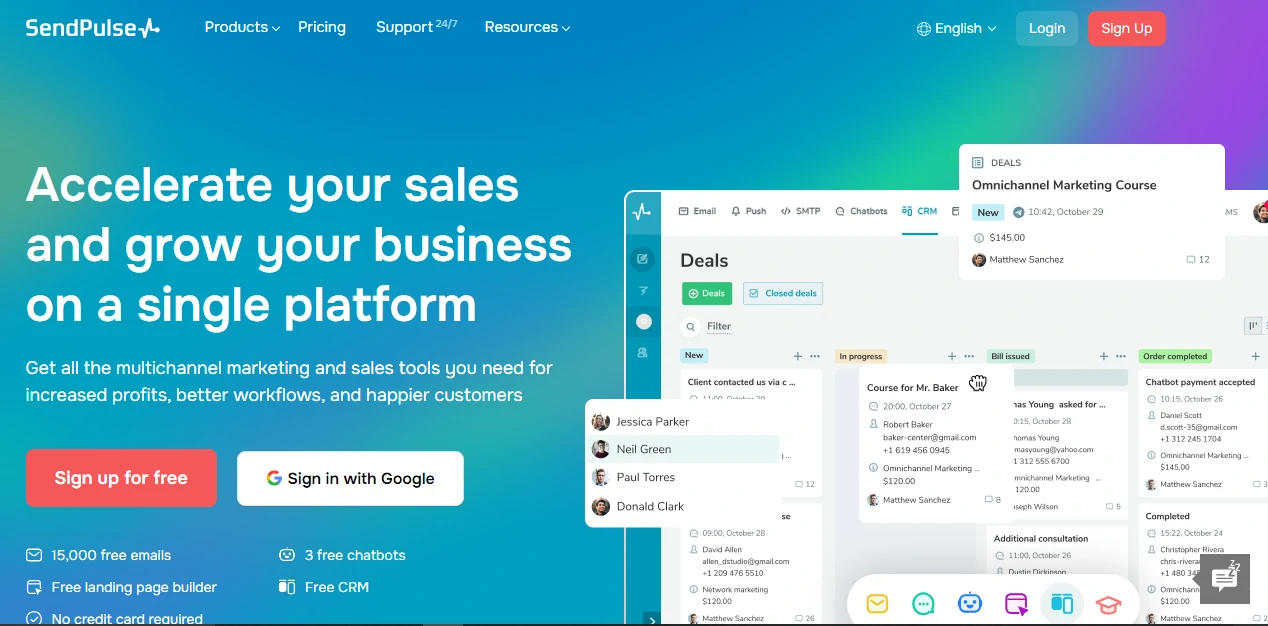 3 Best Free Email Marketing Tools and Services Lookinglion 4 SendPulse Platform