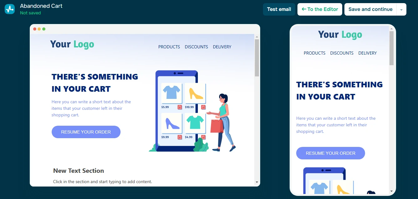 SendPulse preview feature