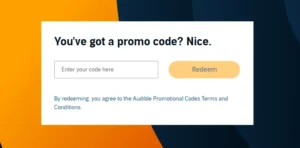 Audible coupon