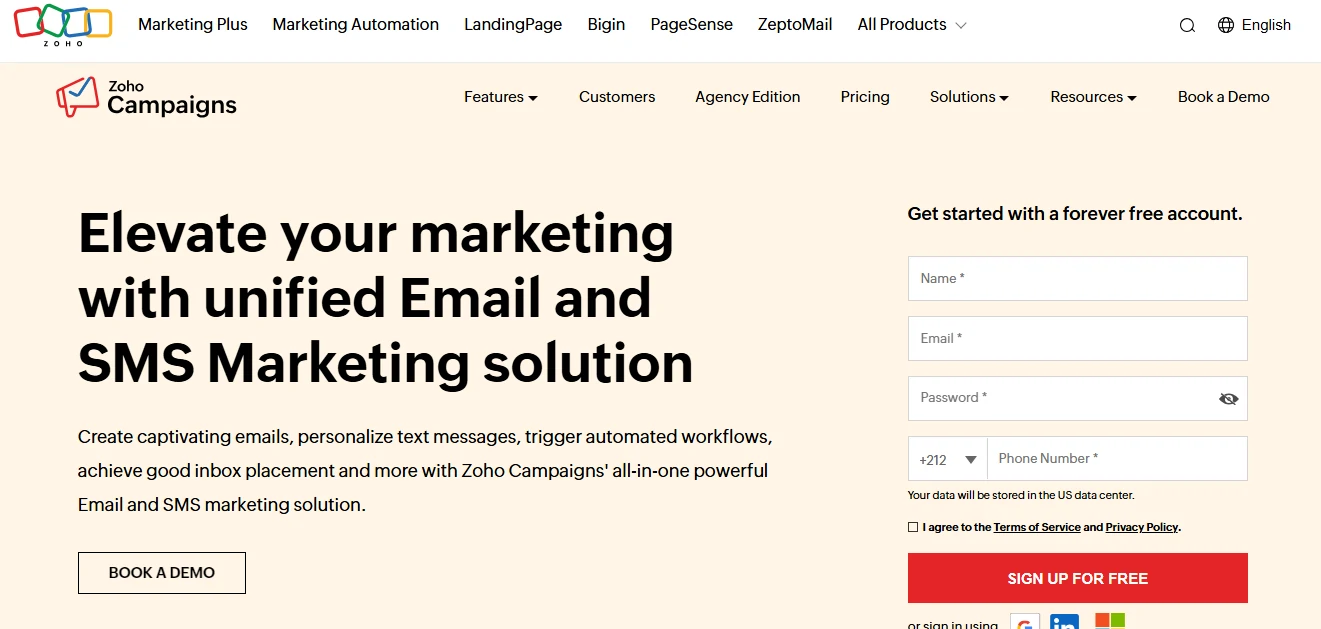 3 Best Free Email Marketing Tools and Services Lookinglion 8 Zoho Campaigns platform