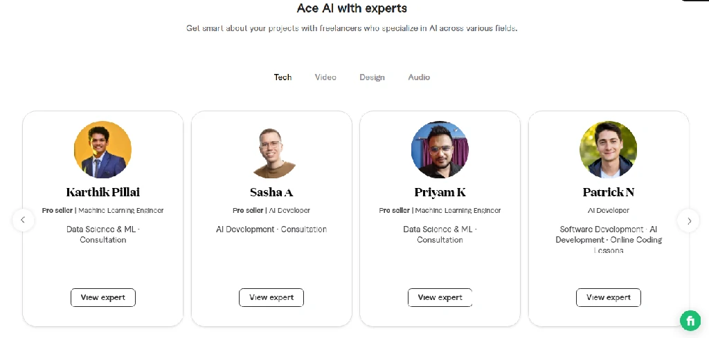 Fiverr Coupon Code: Save up to 10% Off Sitewide 11 Example of Fiverr AI experts services