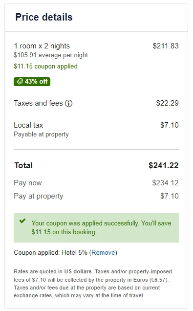5% Off Expedia Coupon