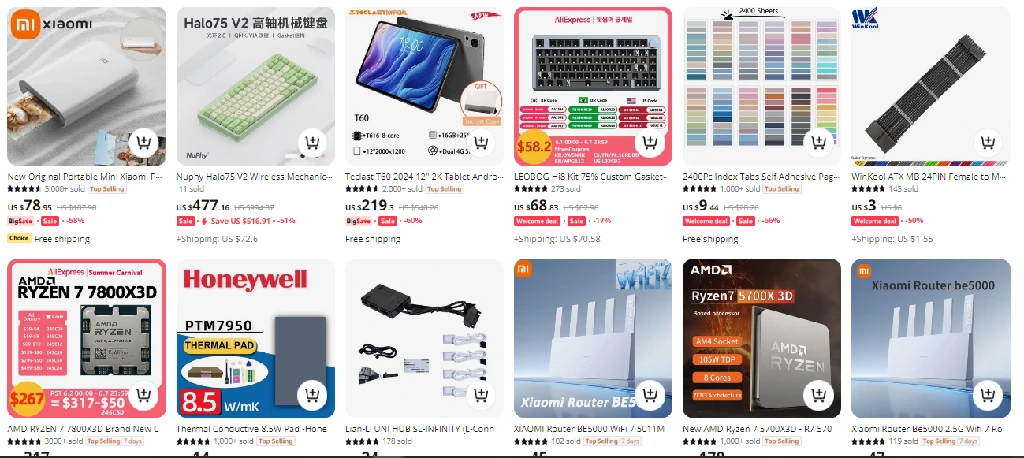 AliExpress Electronics products