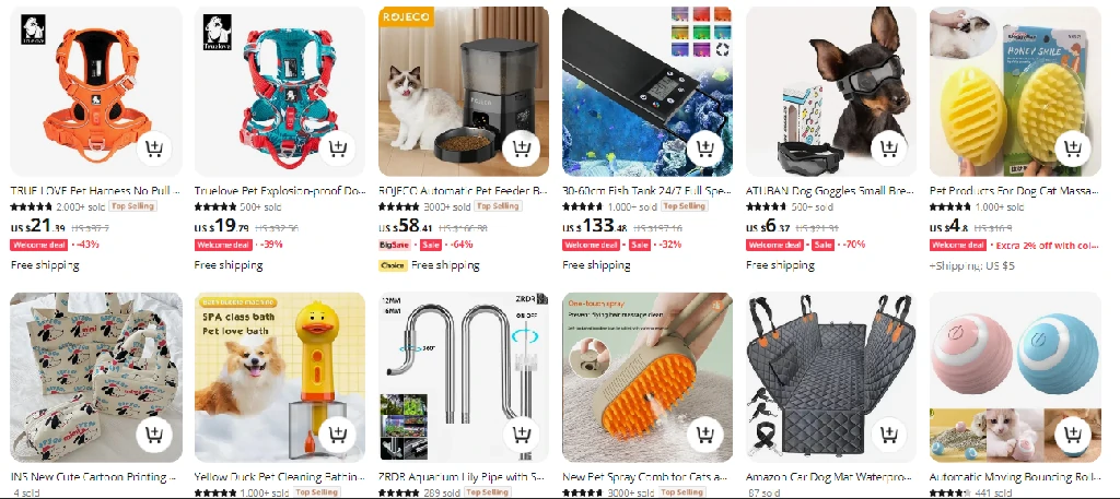 AliExpress Pet Supplies