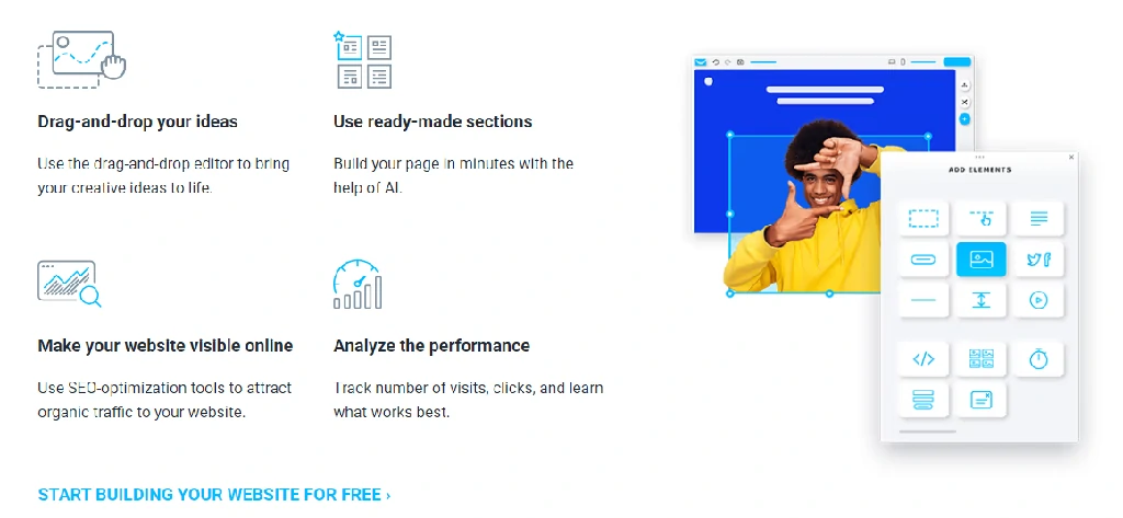 GetResponse website builder