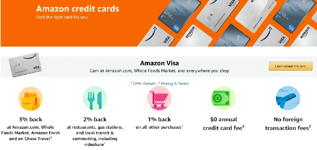 Amazon Credit Cards