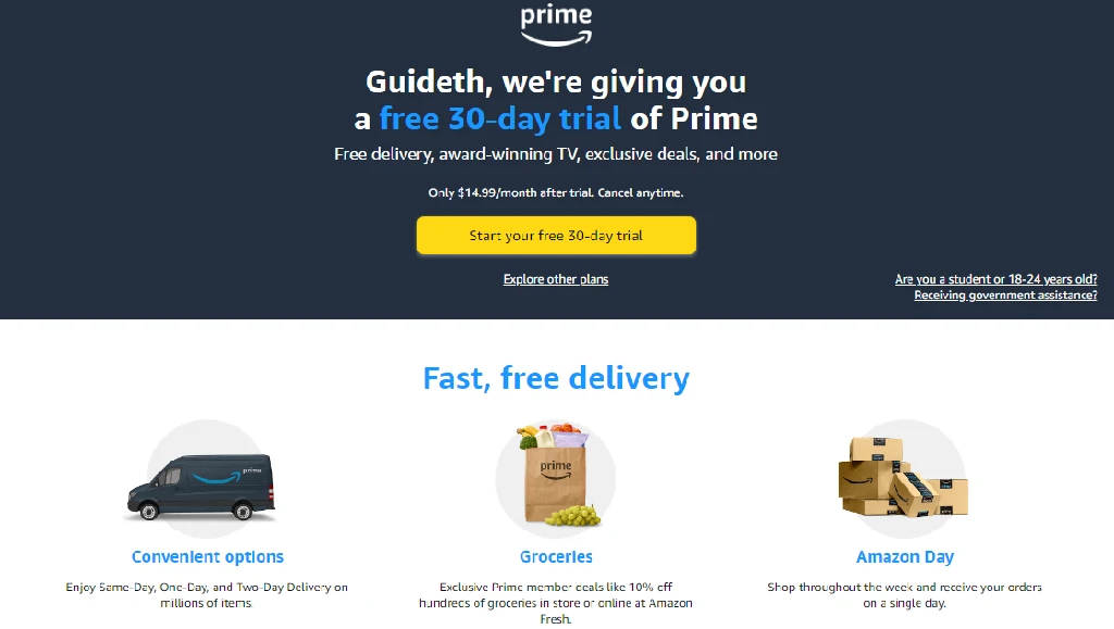 Amazon Prime Program