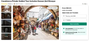 Viator Coupon Code: Up to 12% Off with Code (Members Only) 2 Tour in Casablanca Morocco