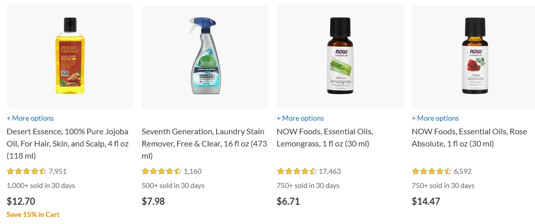 iHerb Healthy Home products