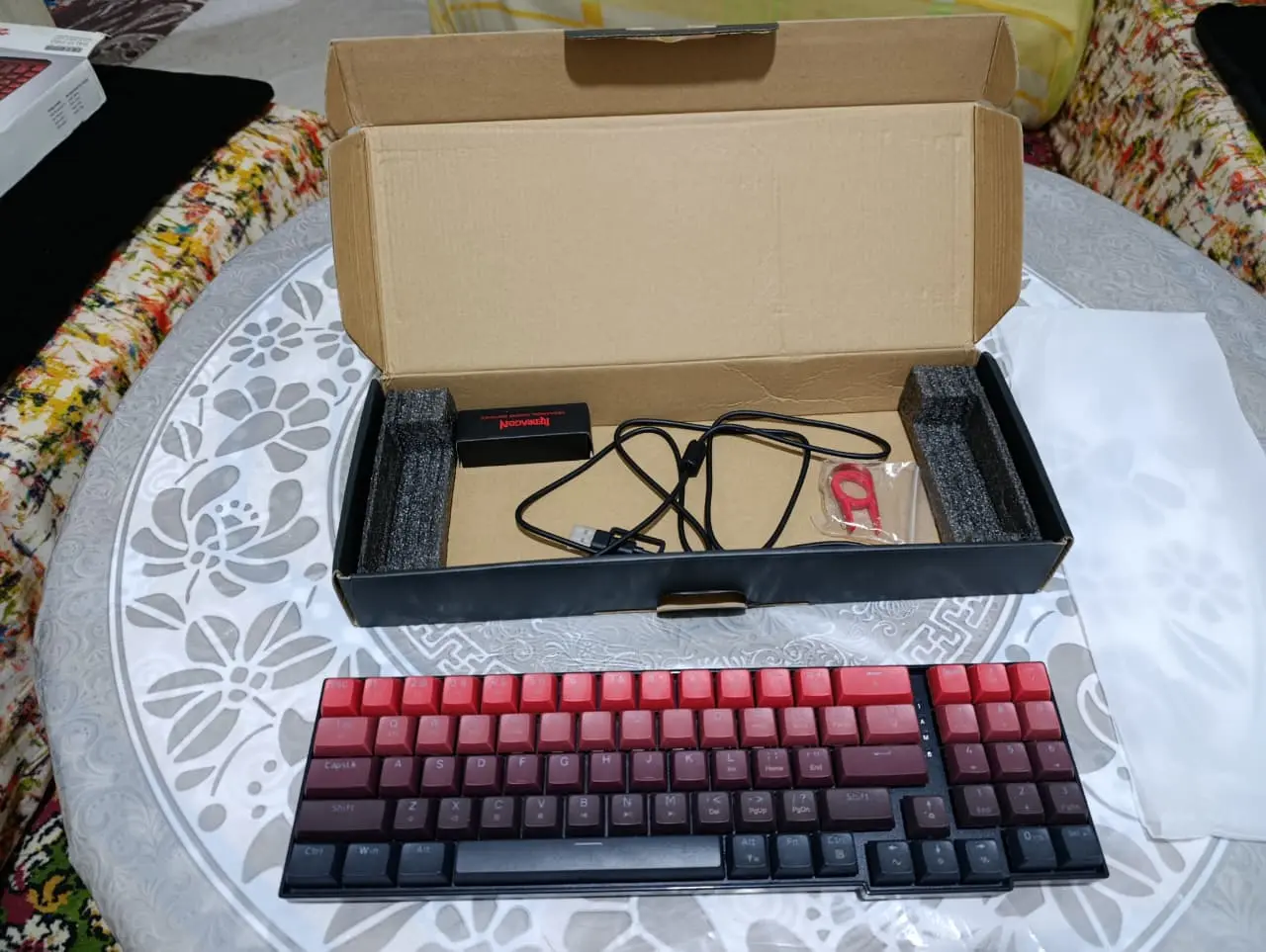 Redragon keyboard in open box